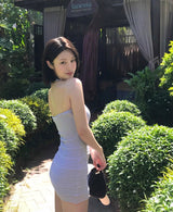 [ luavo ver.2 ] nouveau & lavender halter mini / long ops