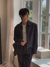 Chase Herringbone Denim Jacket
