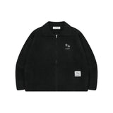ダイナカラーネックニットジップアップ (3Color)