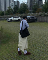 リベットクロップストライプシャツ