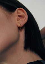 [925 silver] Deux.silver.35 / スターリーピアス (ゴールド)