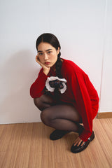 CHECK SCRUNCH / NAVY