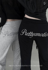 pretty emotion bootcut training pants (2color)