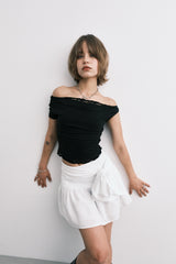 lace duo t (black)