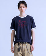 ドローイング ラビット リンガー Tシャツ - 4カラー