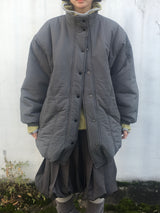 Urban volume round padded jacket