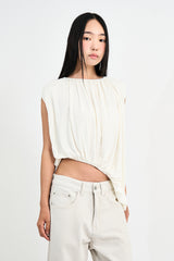 Bico Shirring Unbalance Top