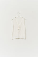 (W) Lodge Button Sleevless
