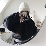【BELLIDE MADE】ボアフリース＋コーデュロイリバーシブルジップアップパーカー