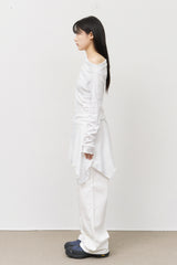 (W) Fury White Jeans