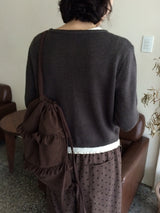 Freon Wool Round Cardigan