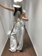 Roman Chiffon Blouse (2color)