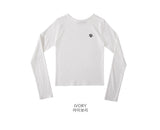 ステッチラウンドロングスリーブTシャツ
