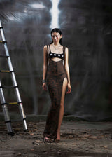 NONE Tanktop Split Thigh Maxi Dress