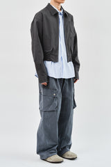 Cracker Dyeing Cargo Pants (2color)
