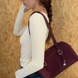 イェル スクエアバッグ (burgundy)