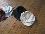 cotton side shirring cap