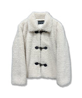 Duffel Button Faux Fur Jacket_Ivory