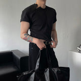 DDPマッスルフィット スリット ショートスリーブ Tシャツ(3 colors)