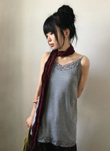 Vino Pleated Long Muffler