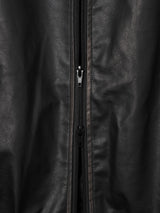 LMN ディープウォッシングレザークロップジャケット (2 colors)