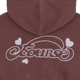 HEARTFELT P/G HOODY ZIP_BURGUNDY
