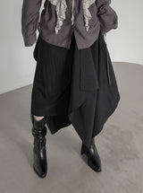 Sia Layered Unbalanced Skirt