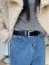 WIDE LEATHER BELT