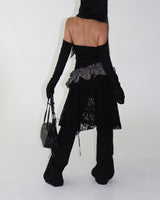 Pintuck Shirring Bootcut Long Pants