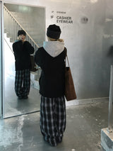 [Special Offer]リトルカーブドチェックパンツ (3c)