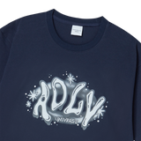 25SS ADLV UNIVERSE LOGO SHORT SLEEVE T-SHIRT DARK NAVY