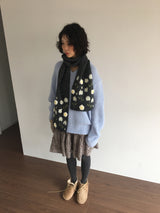 Daisy Wool Touch Muffler (2color)