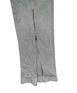 DIAGONAL STUD ZIP SWEAT PANTS(GREY)