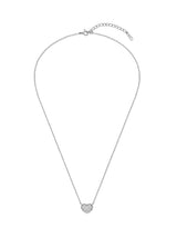 26SS★ [Premium Plating] Essence AB(W) Pudding Heart Pave Necklace