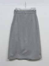 Belly Wool Pleated Skirt