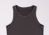 STUD SLEEVELESS