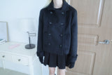 Powder double short coat (2color)
