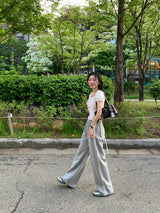 [MADE] Kanti Lace Track Wide Pants