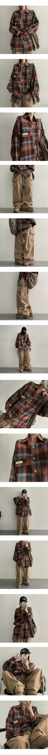 Pepe String cargo wide banding pants