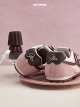 WE FLOWER Trendy New Baguette German Training Shoes, Versatile, Comfortable and Lightweight - Barbie Pink