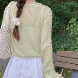 Miel Summer Cropped Cardigan