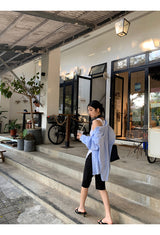 Sora Stripe Cool Loose Fit Shirt