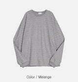 No.1196 MS ストライプルーズTシャツ(3color)