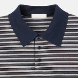 Luke Color Matching Stripe Rugby Sweatshirt