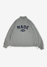 SO MADE ハーフジップアップスウェットシャツ