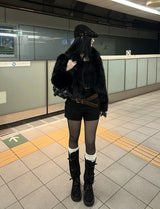 Smoky Mist Fur Jacket
