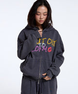 SHOUT OUT TO CONY GRAPHIC HOODIE / CHARCOAL