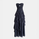 SYLVIA DRAPE MAXI DRESS