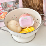 PINK PEACH AIRPODS CASE