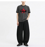 エッセンシャルスタンダード半袖リンガーTシャツ アンダースターチャコール